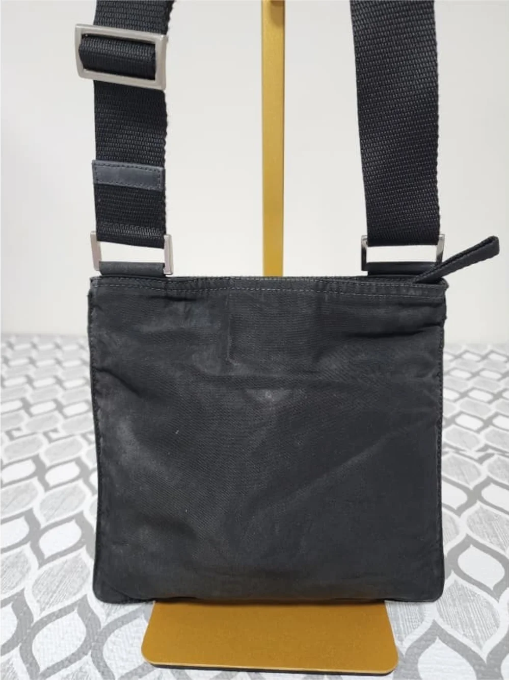 Prada Black Nylon Crossbody Bag - Men's Shoulder Pouch